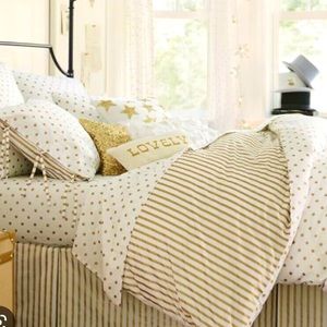 Emily and Merritt polkadot, PB teen duvet cover full